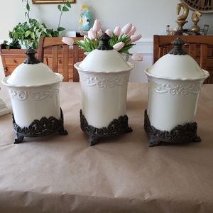 Chris Madden Canister Set-collectible